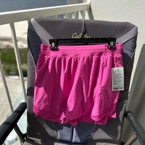 Lululemon hotty hot skort pink sz 14 NWT